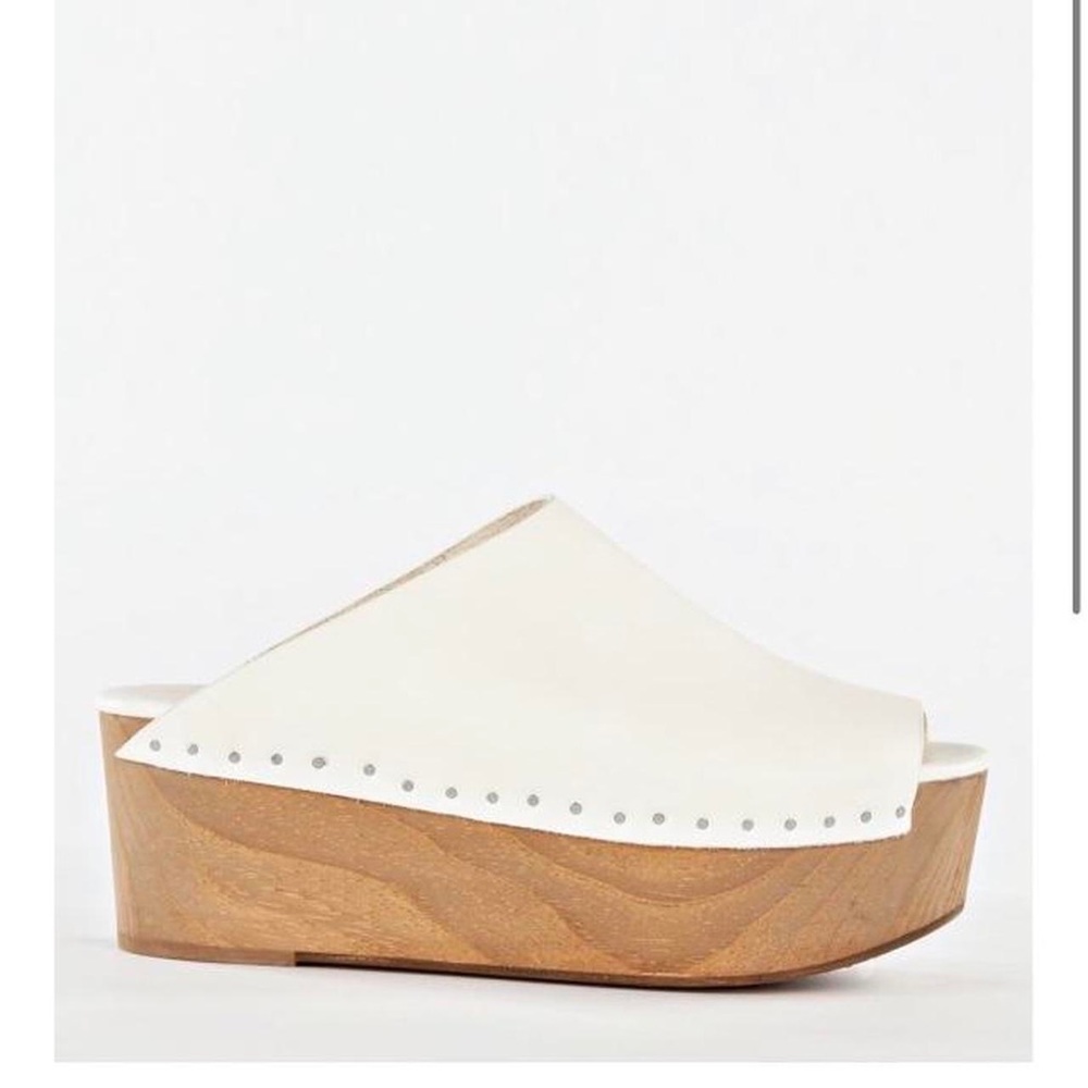 Rick Owens wooden platform slides